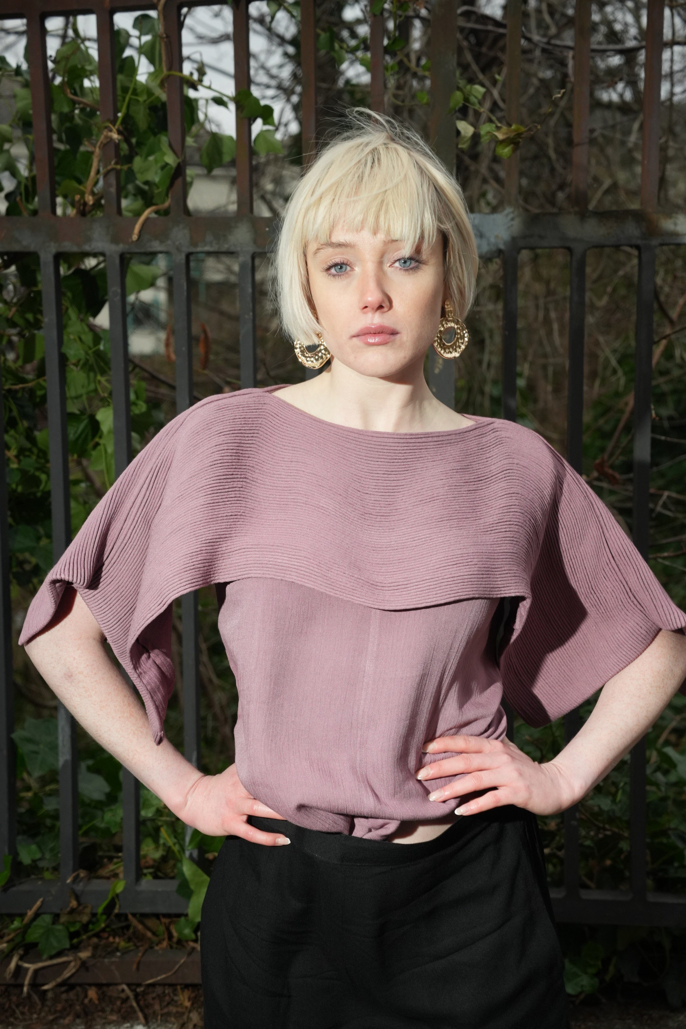 PLEAT AND POISE TOP