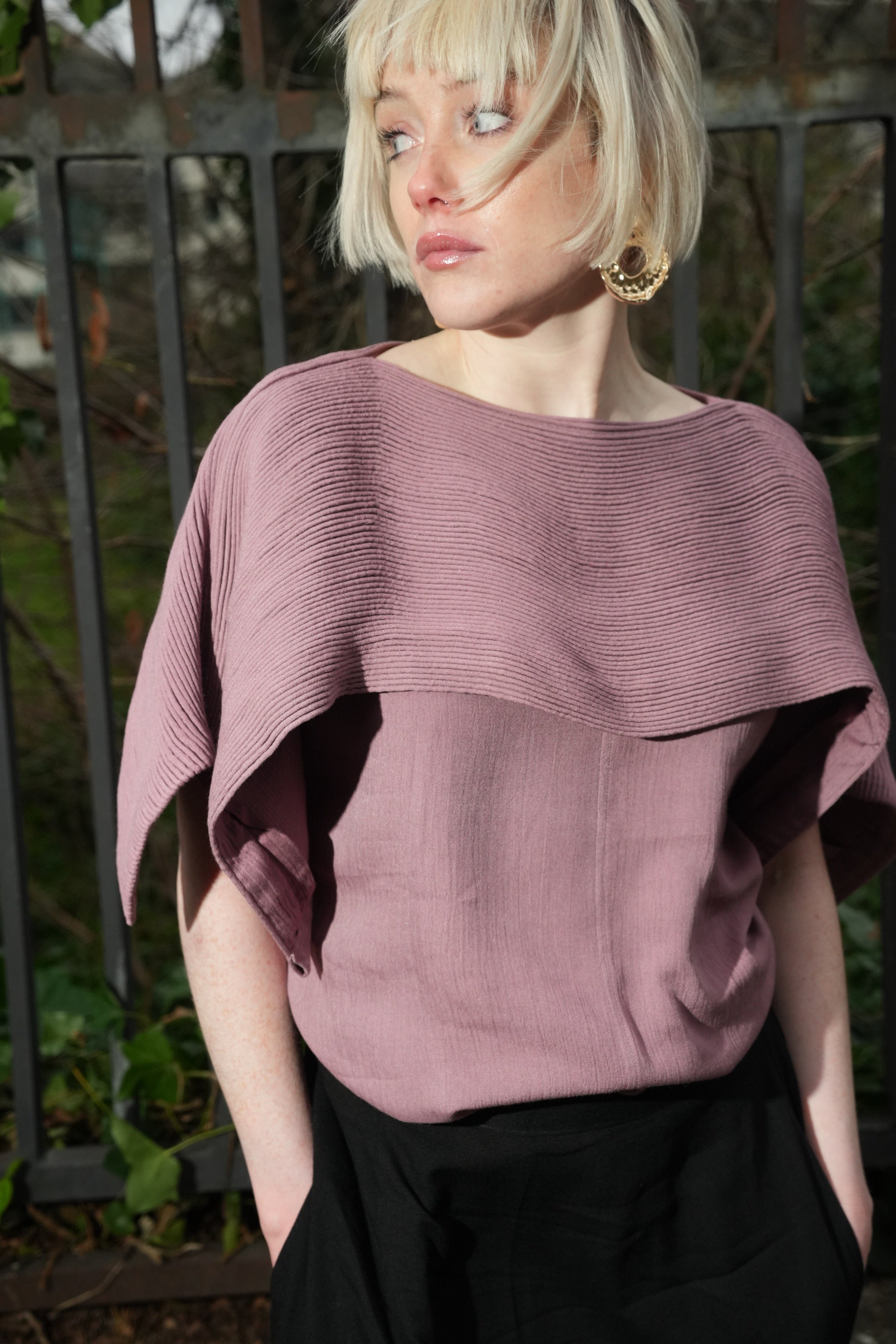 PLEAT AND POISE TOP